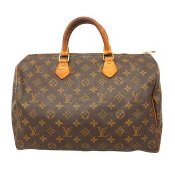 Louis Vuitton Monogram Speedy Handbag Brown - Picture 1 of 9